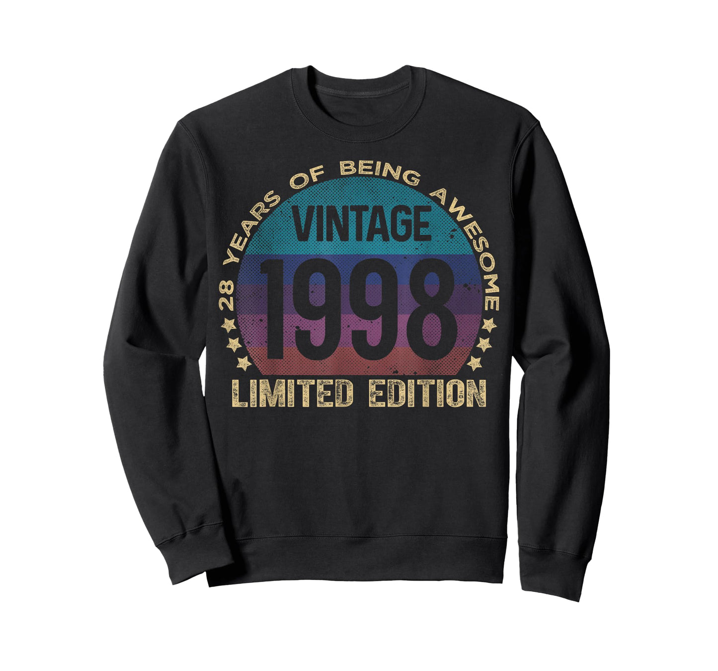 28 Year Old Gifts Vintage 1998 Limited Edition 28th Birthday T-Shirt