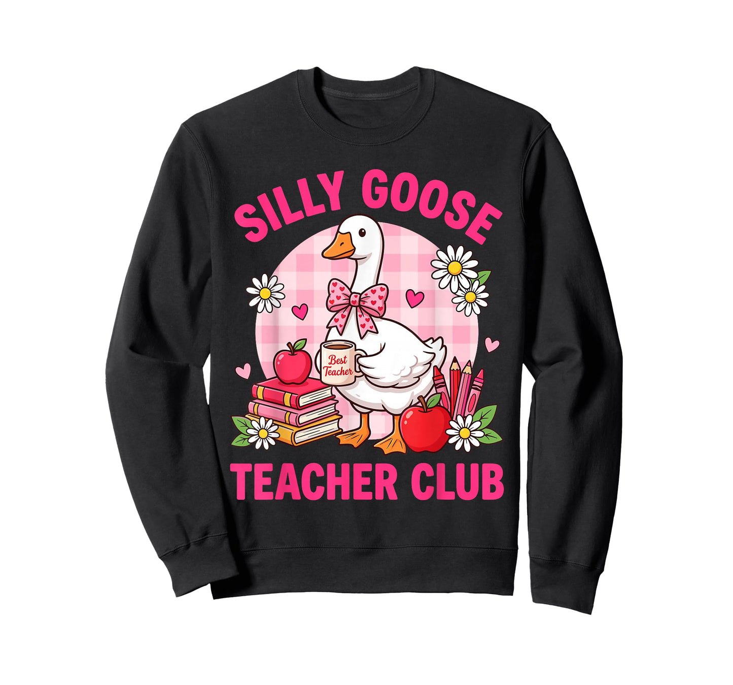 Heart Pink Bow Tie School T-Shirt