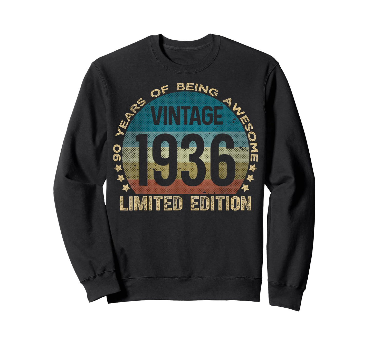 90 Year Old Gifts Vintage 1936 Limited Edition 90th Birthday T-Shirt