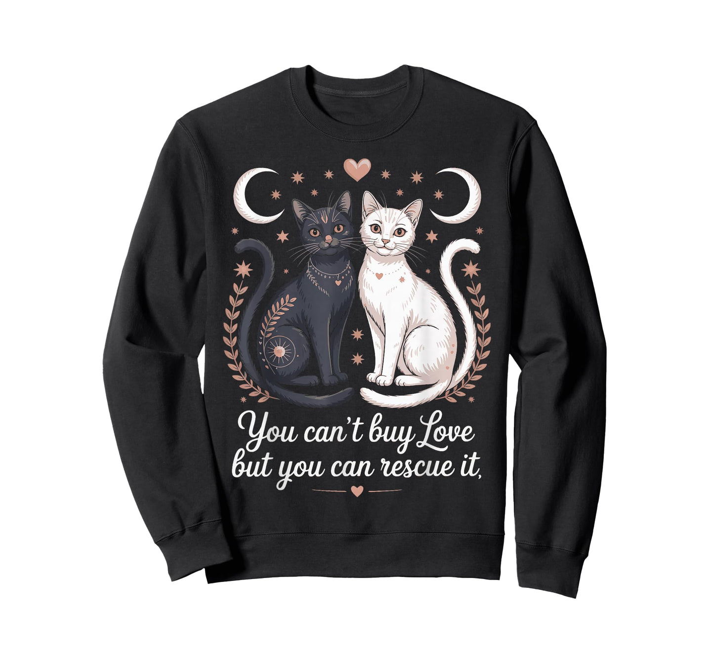 Cat Rescue Sayings for Feral Kitten Animal Rescuer T-Shirt