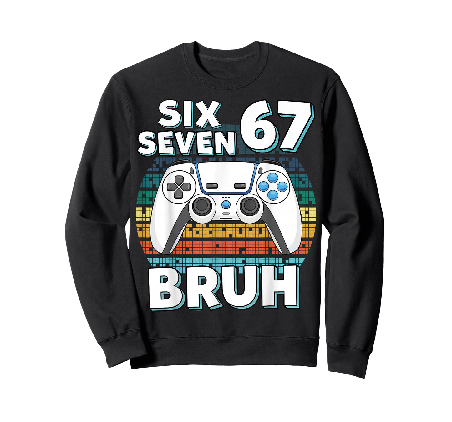 Funny Gaming Six Seven 67 Bruh Gamer Boy for Men Boys Kids T-Shirt