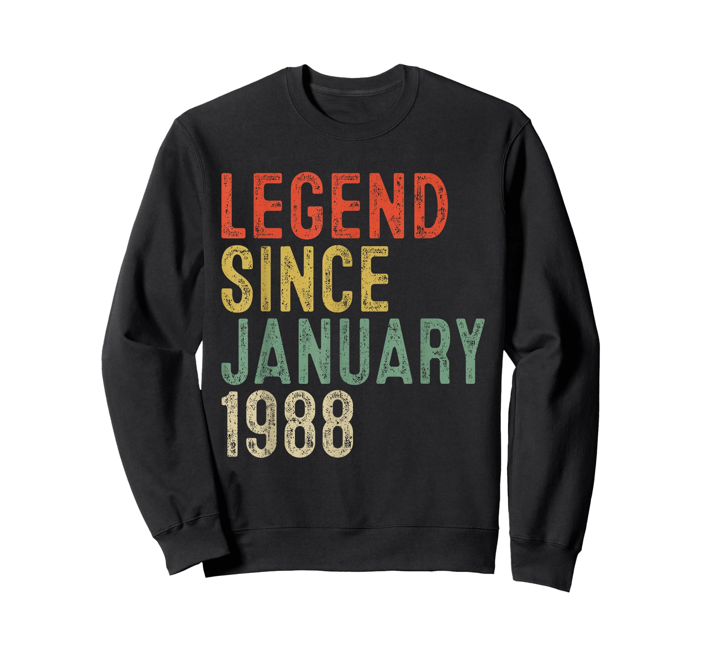 Legend Since January 1988 38th Birthday Gifts 38 Year Old T-Shirt