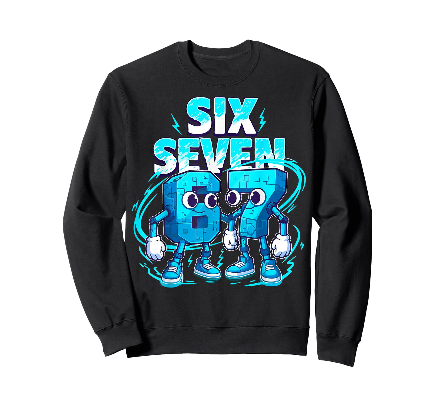67 Six Seven 6-7 Funny Brainrot Meme Teens Gen Alpha Kids T-Shirt