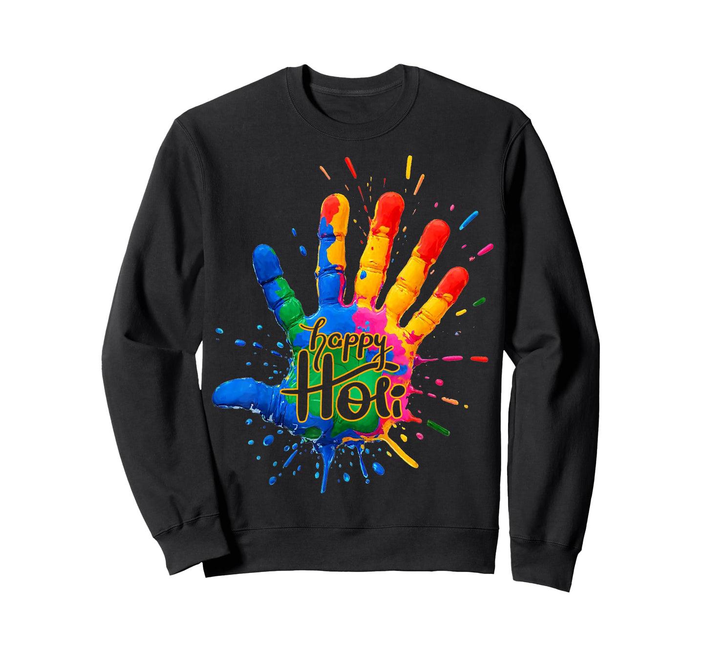 Happy Holi Festival India Colors Hindu Indian Kids Women Men T-Shirt