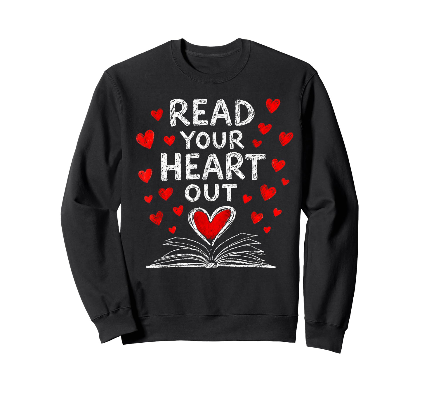 Read Your Heart Out Valentine Book Lover Reading Teacher T-Shirt