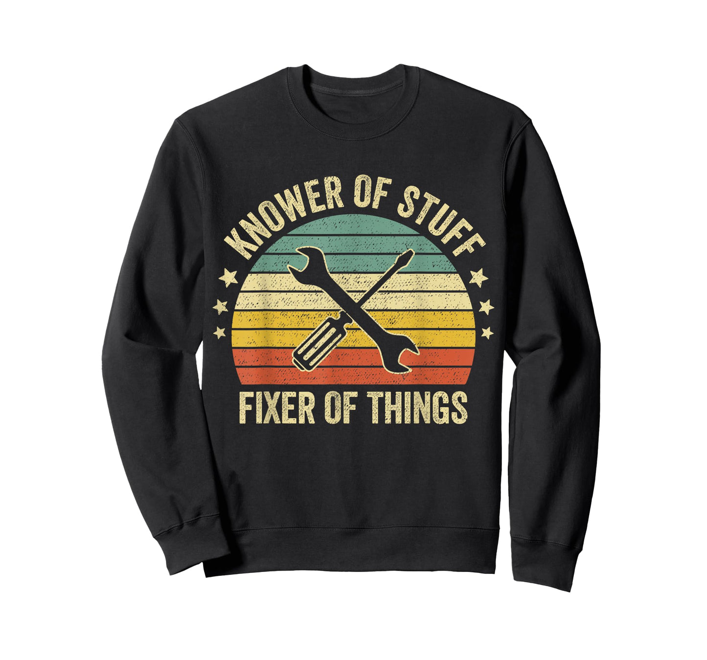 Retro Vintage Knower of Stuff Fixer of Things Funny Mechanic T-Shirt