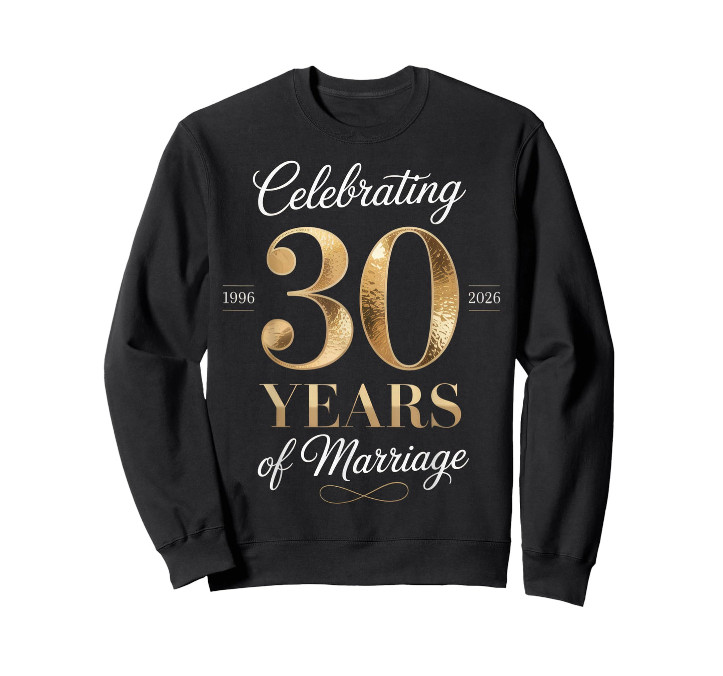 Celebrating 30 Years of Marriage Anniversary for Couples T-Shirt
