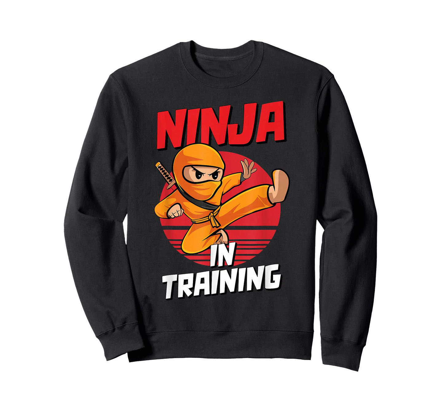 Ninja in Training Costume Party Warrior Boys Girls Kids T-Shirt