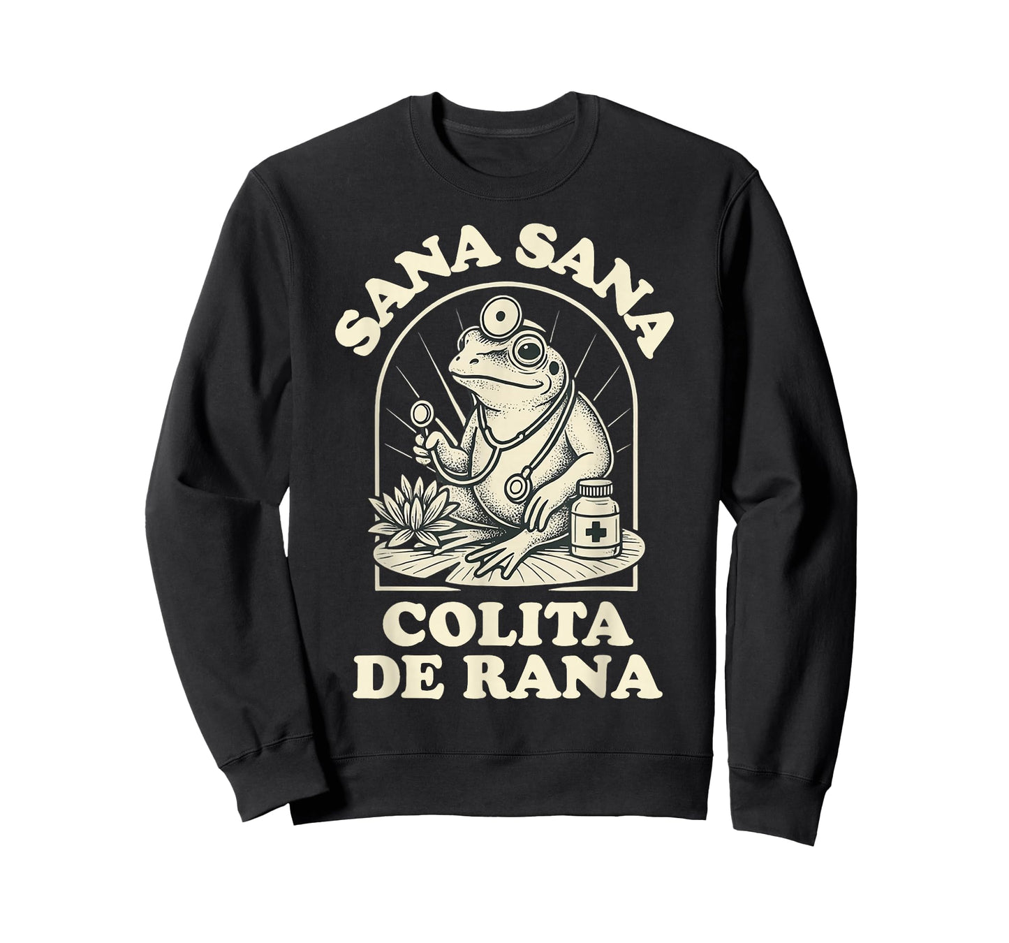 Sana Sana Colita De Rana Cute Frog Design T-Shirt