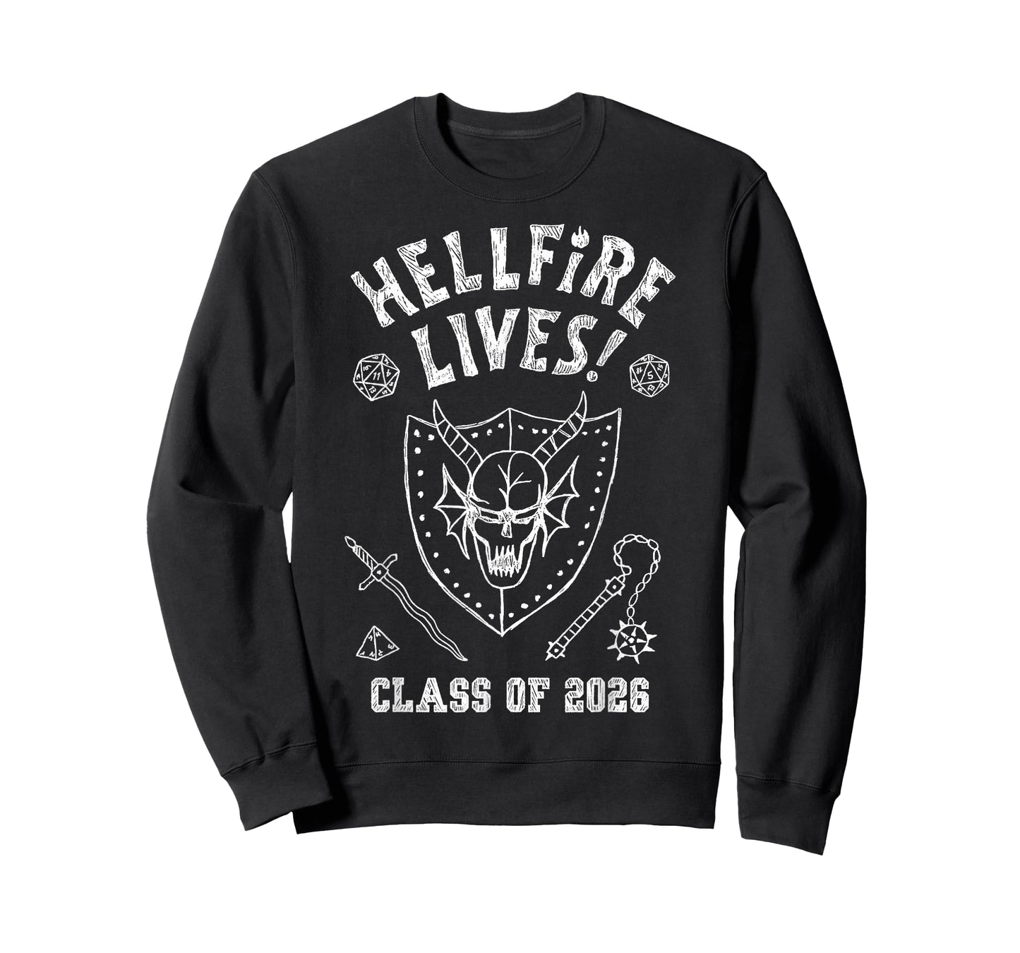 Stranger Things Hellfire Lives! Class of 2026 Graduation T-Shirt