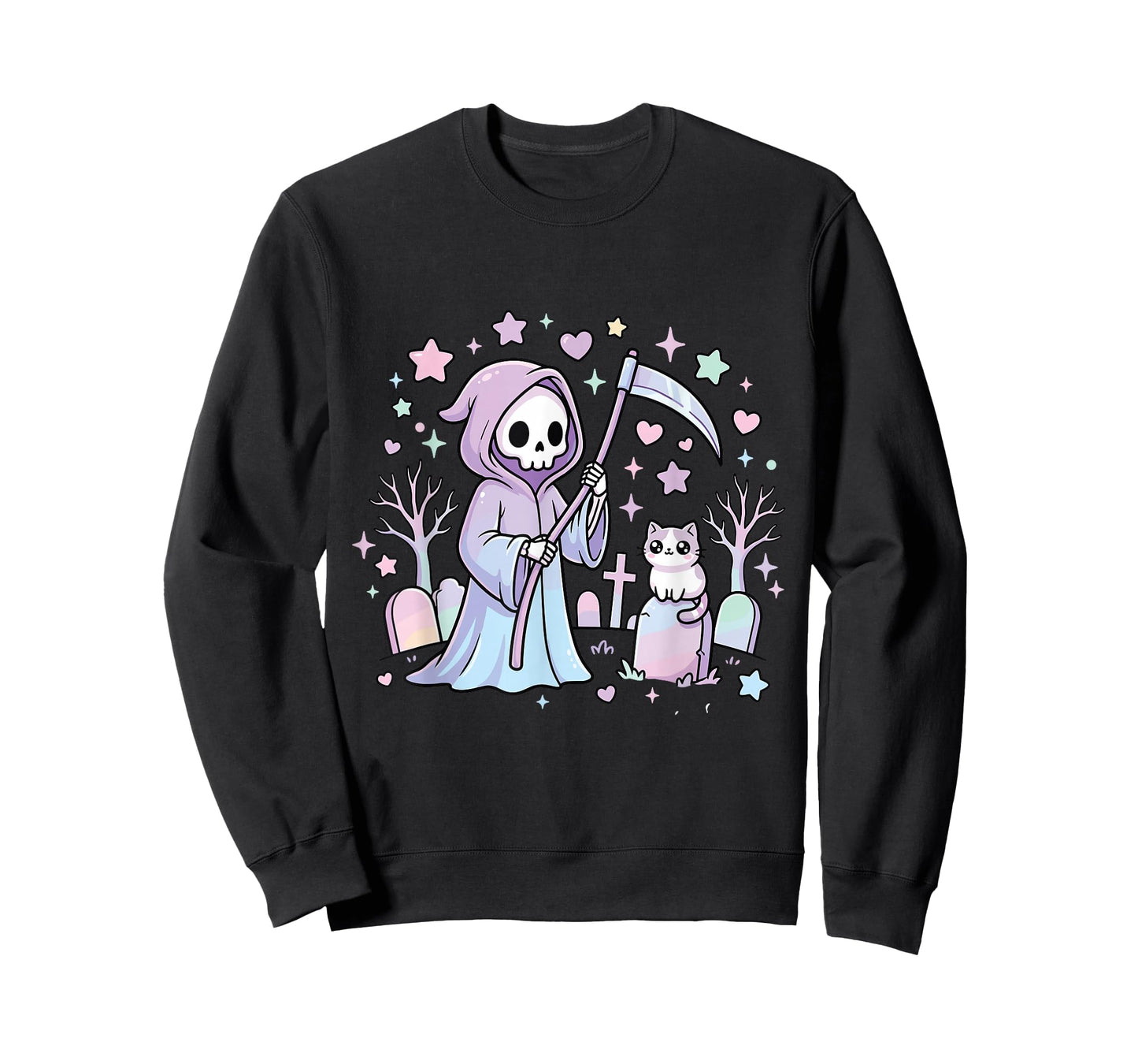 Skeleton Skull Cat T-Shirt