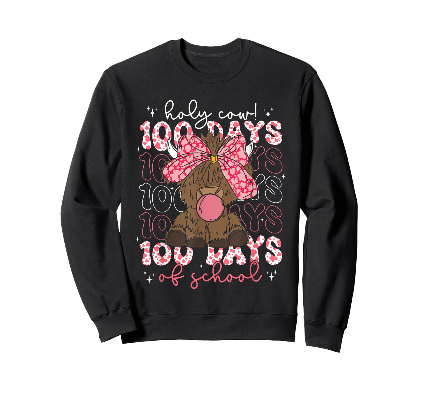 Holy Cow 100 Days of School 100th Day Smarter Teacher Kids T-Shirt