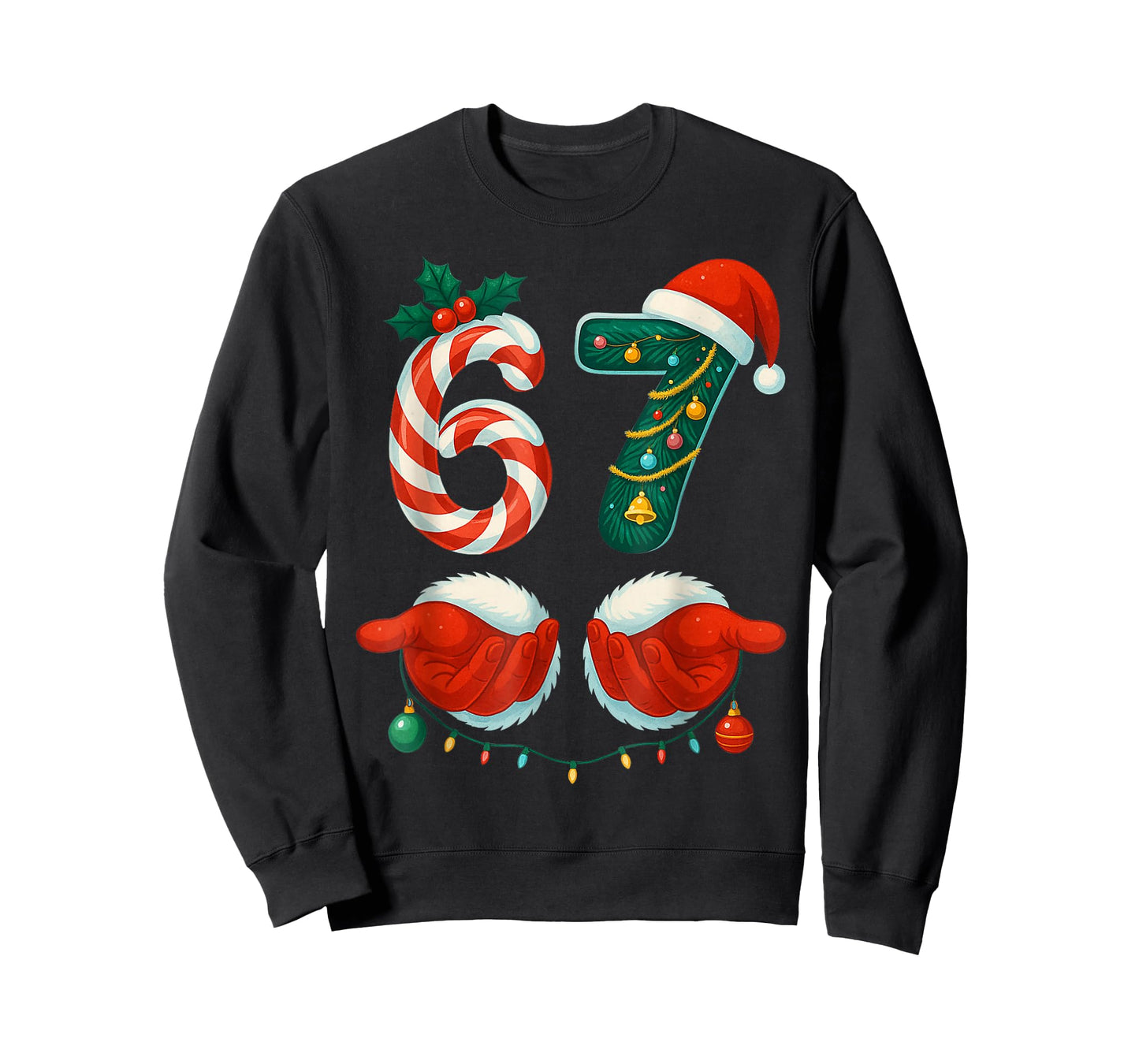 67 Six Seven Couple Pajamas Christmas for Men Women Kids T-Shirt