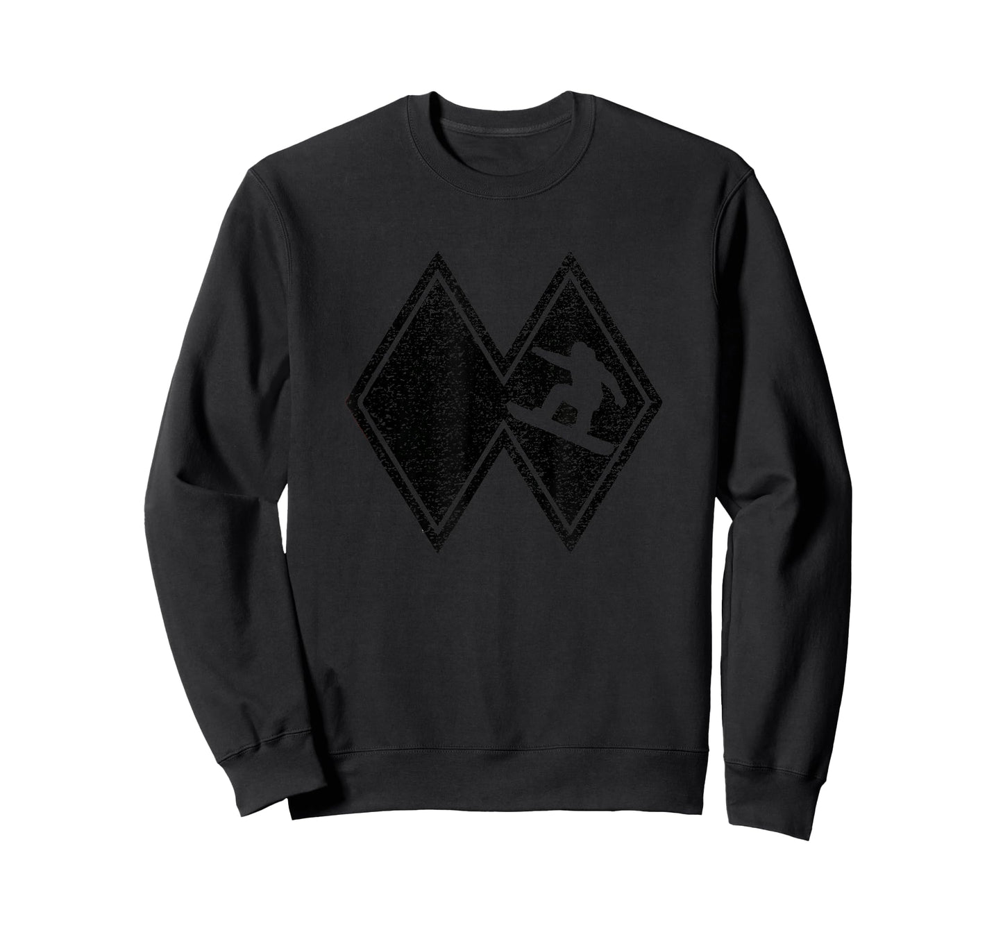 Funny Double Black Diamonds Ski Snowboard Gift T-Shirt