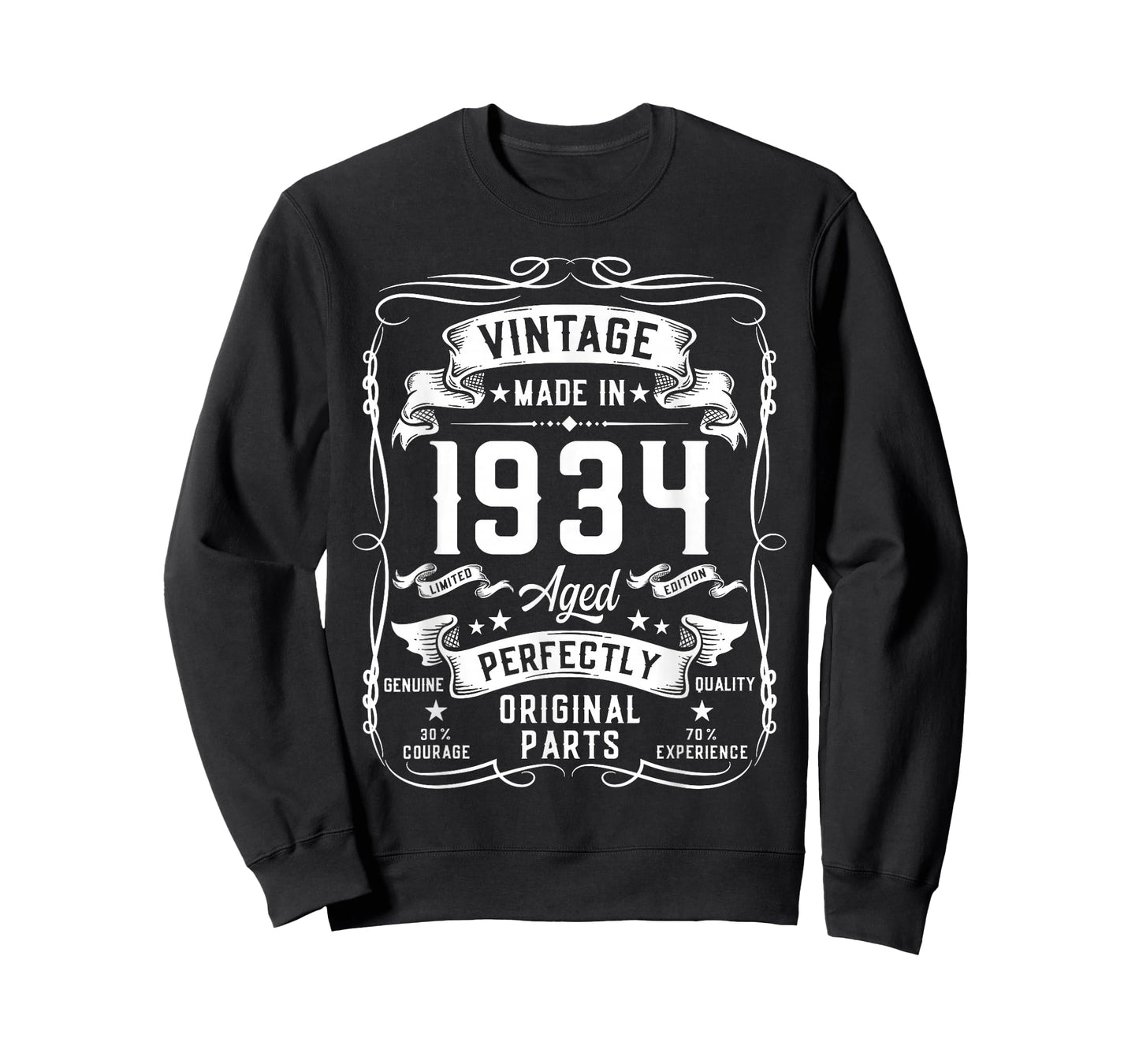 Vintage 1934 92yr 92nd Birthday Gifts for Men 92 Years Old T-Shirt