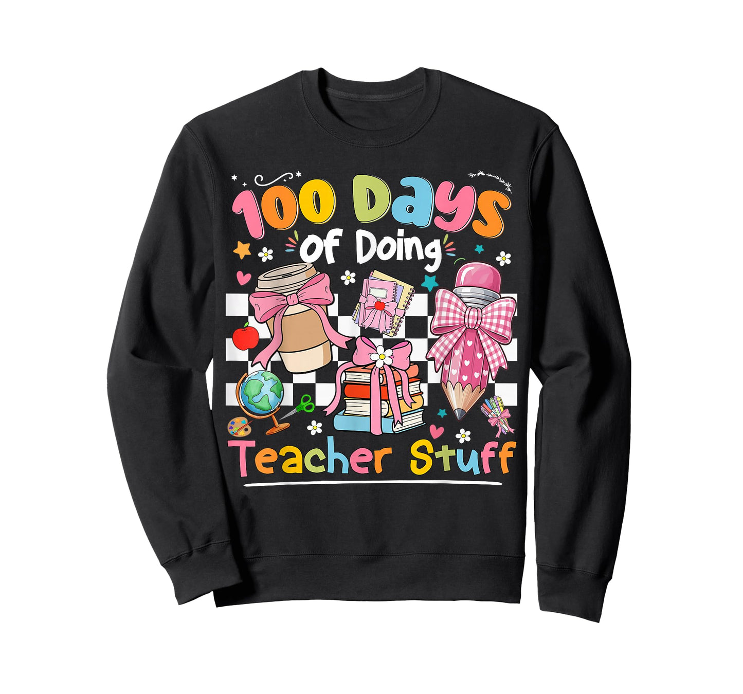 100th Day of School Teacher 100 Days Coffee Books T-Shirt