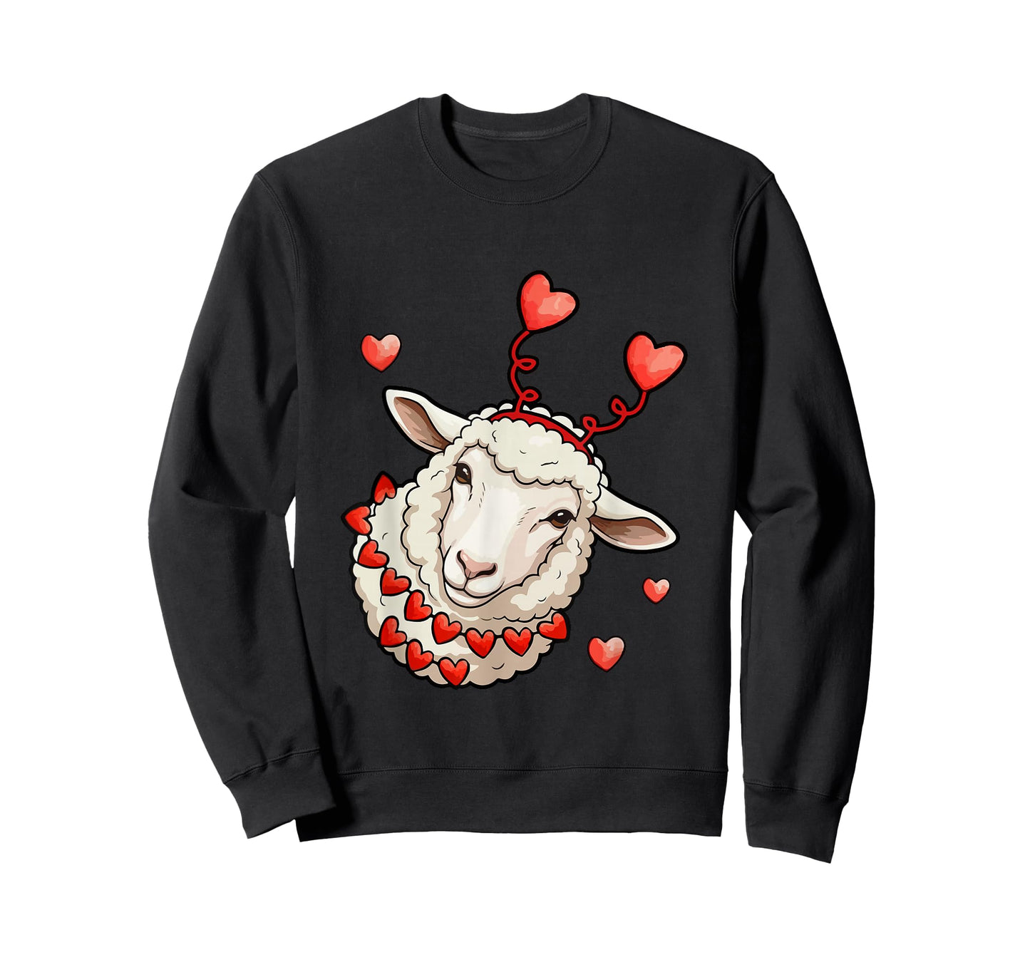 Sheep Face Valentine's Day Matching Farmer Owner Family Kids T-Shirt