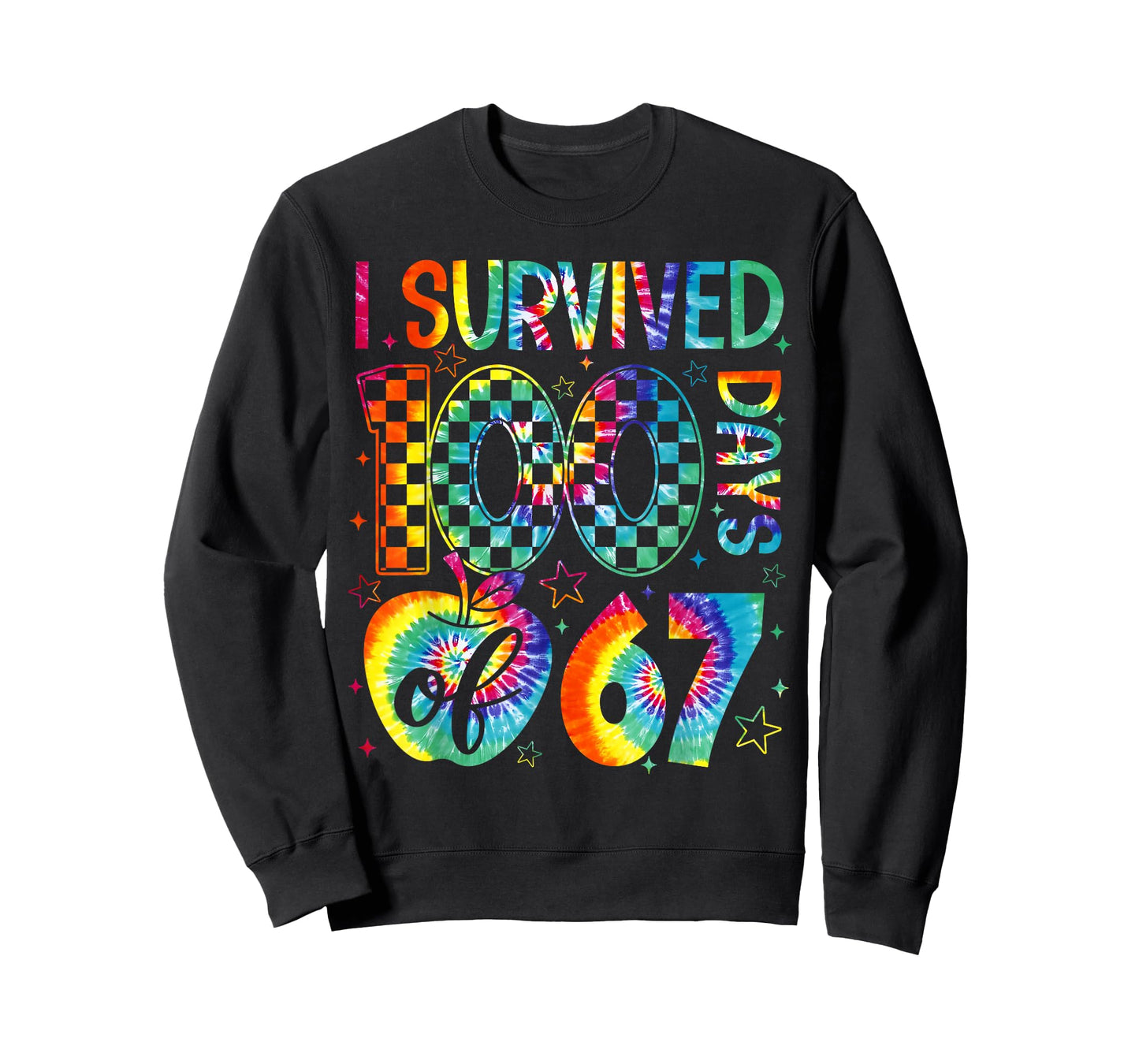 100th Day of School I Survived 100 Days of 67 Six Seven Meme T-Shirt