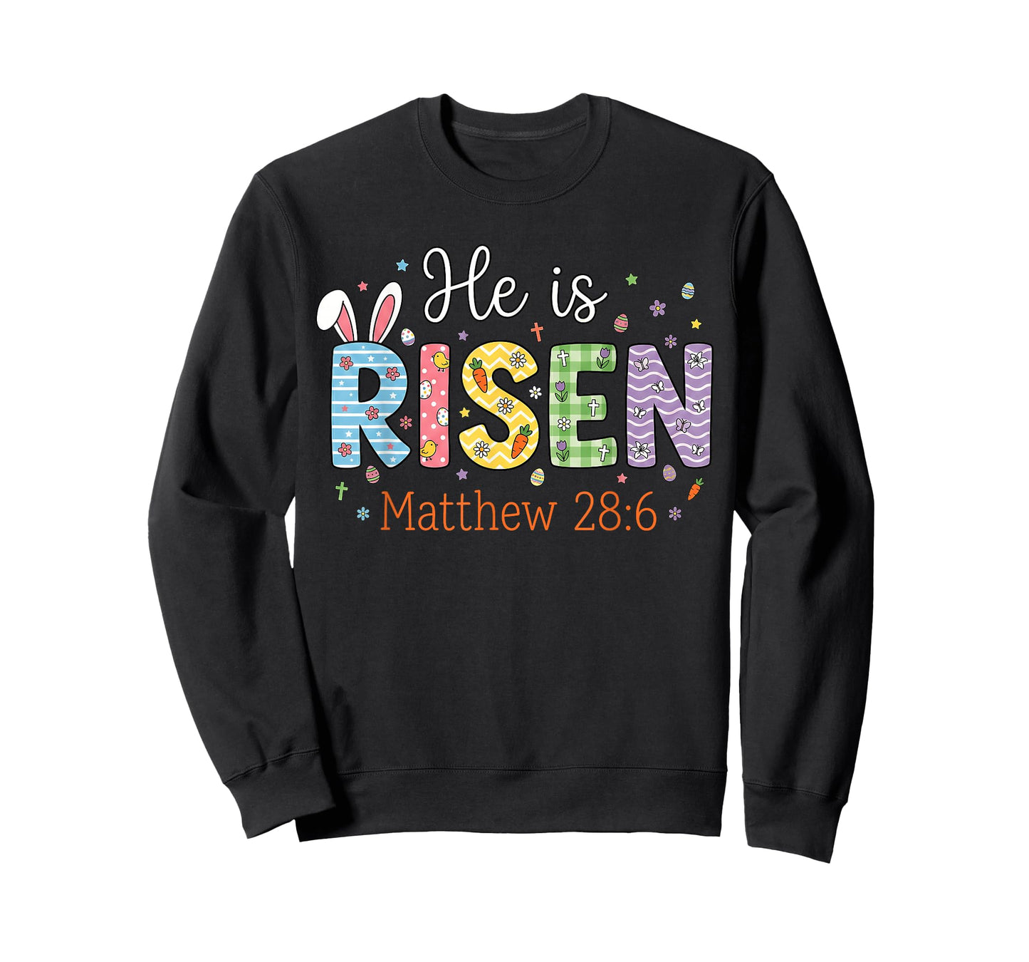 Women Easter He is Risen Jesus Religious Christian Women Kid T-Shirt