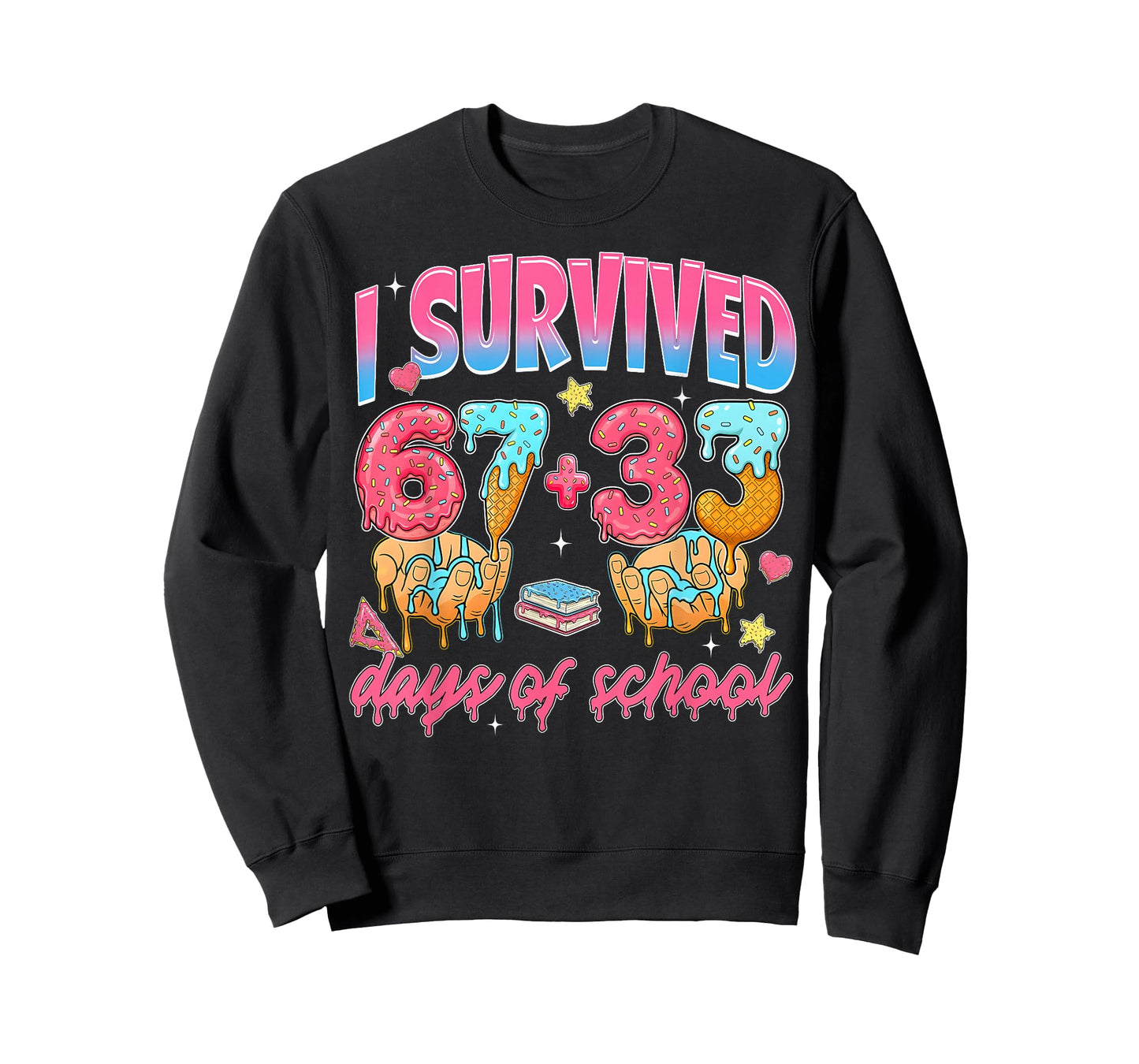 100th Day I Survived 67 + 33 Days of School Boy Girl Teacher T-Shirt