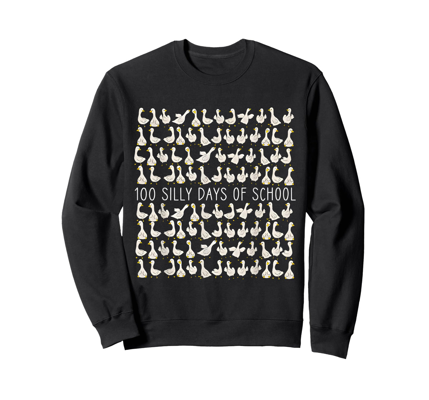 100 Days of Silly Gooses Funny 100th Day of School Teacher T-Shirt