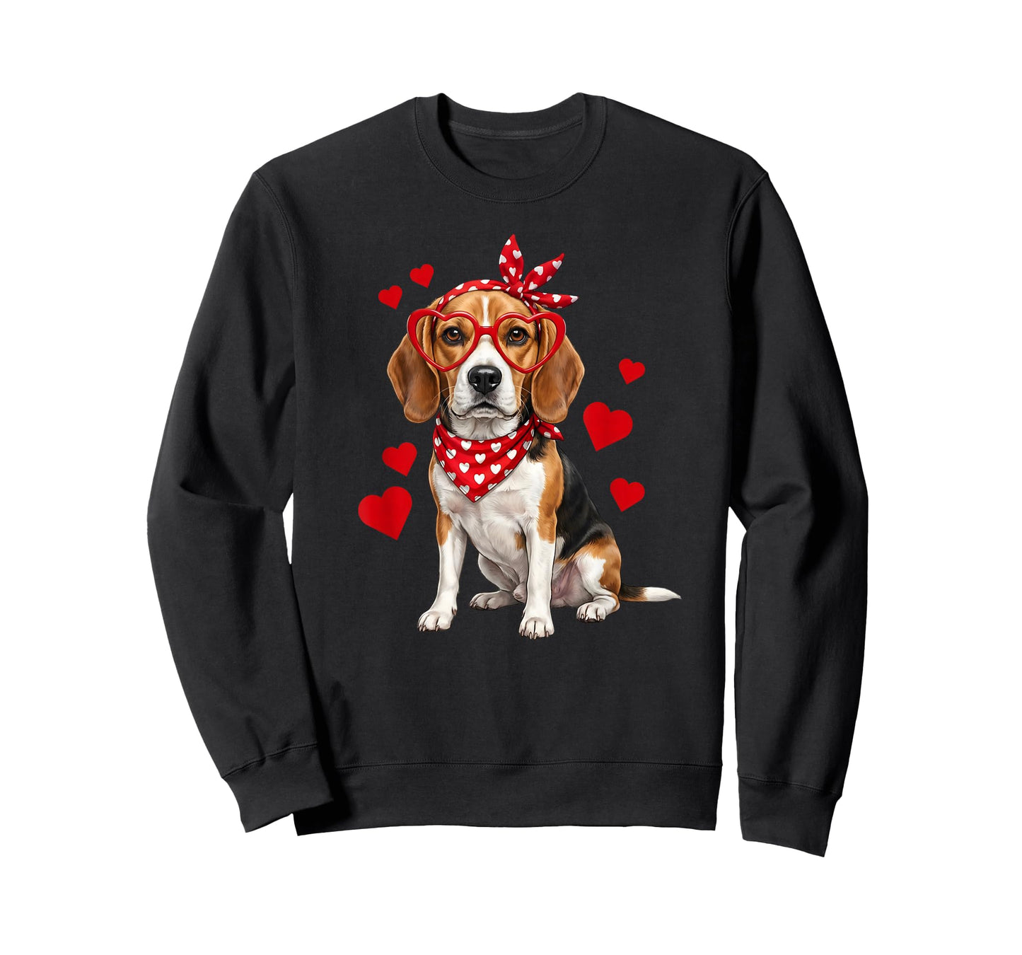 Beagle Valentines Day Dog Lover Heart T-Shirt
