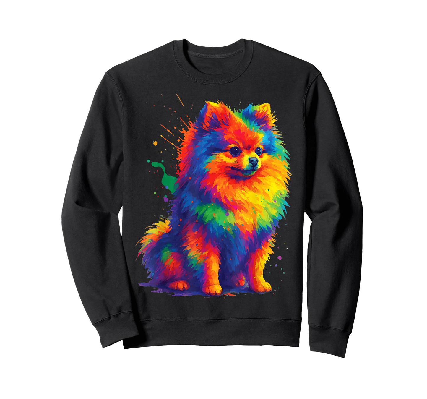 Pomeranian Colorful T-Shirt