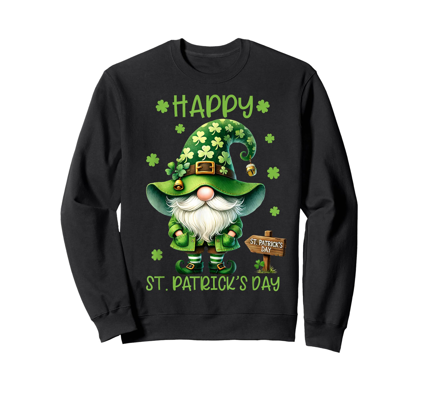 Happy St. Patrick's Day Gnomes Funny Men Women T-Shirt