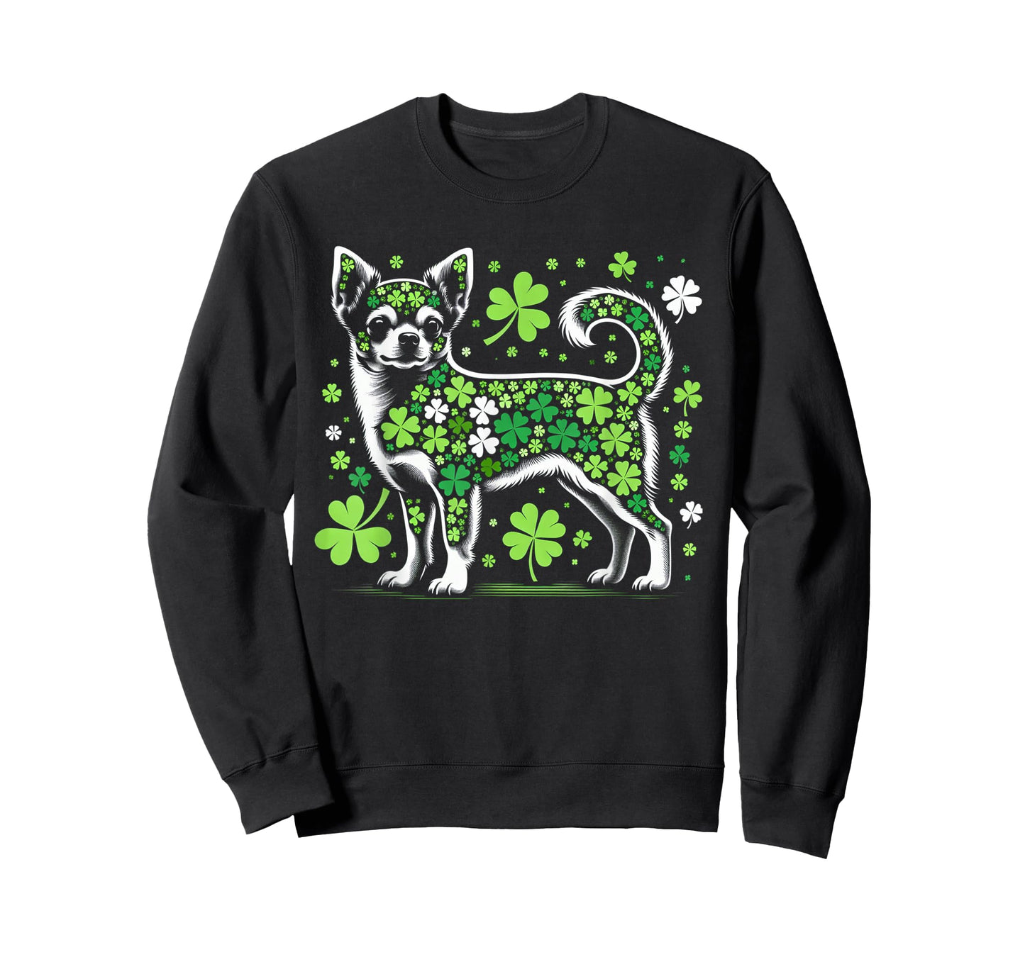 St Patricks Day Dog Themed Women Men Chihuahua Lover T-Shirt