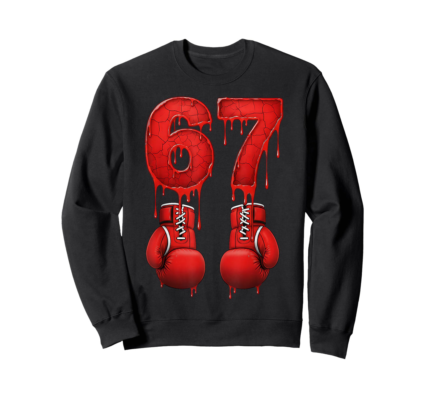 Funny 67 Meme Six Seven Kickboxing Boxing Boxer Men Women T-Shirt
