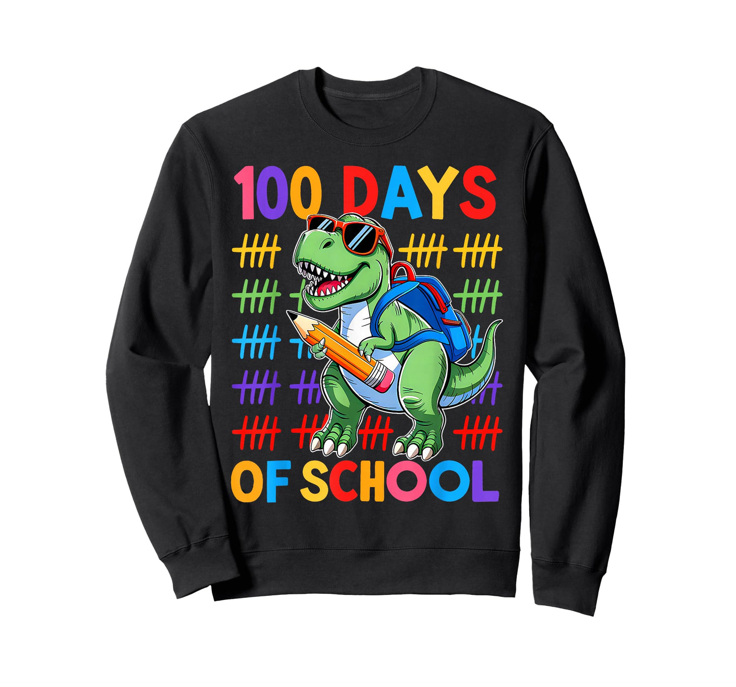 100 Days of School Dinosaur Boys 100 Days Smarter 100th Day T-Shirt