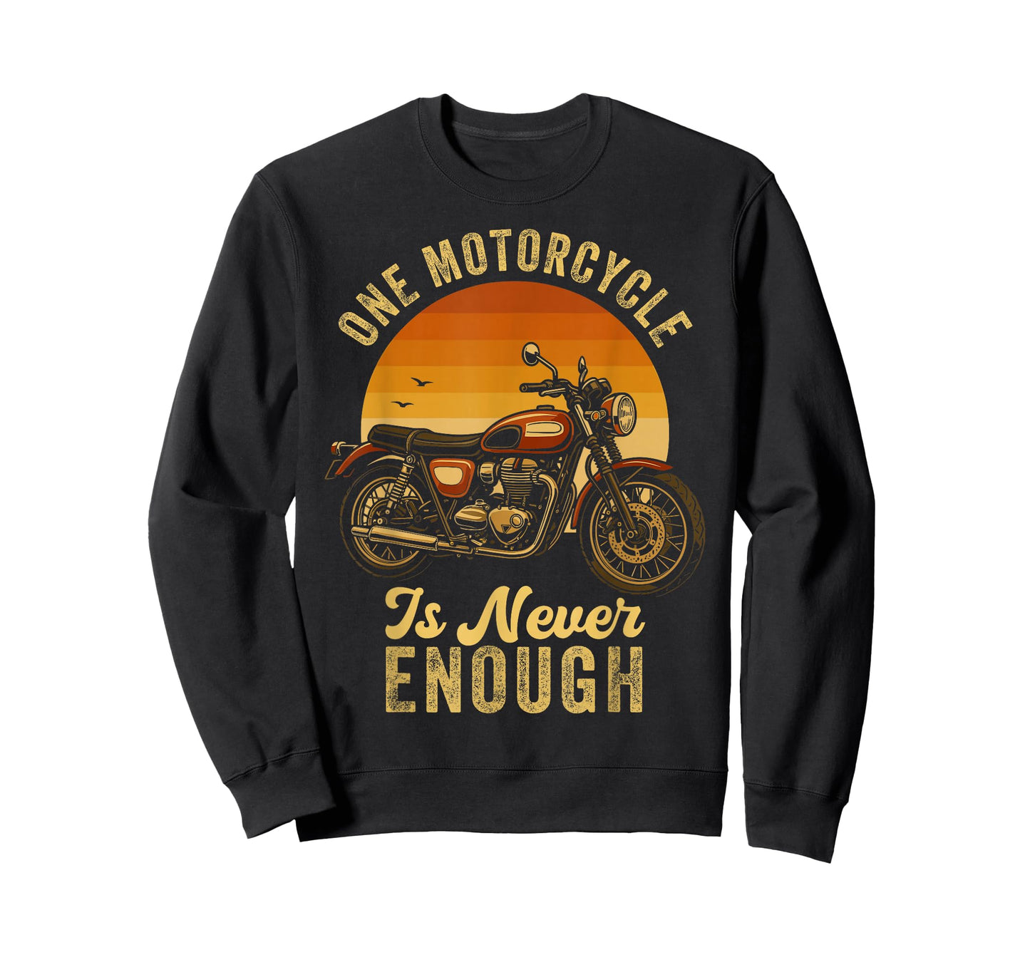 One Motorcycle is Never Enough Retro Funny Biker T-Shirt