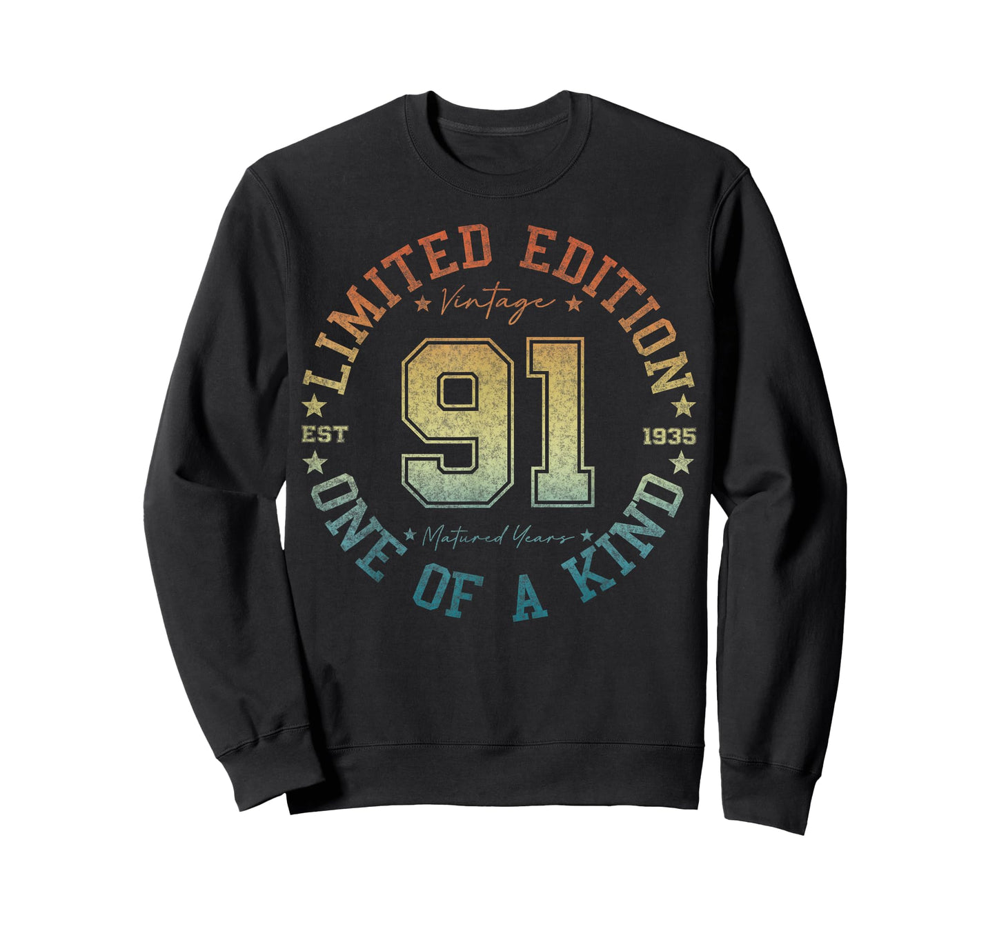91 Year Old Gifts Vintage 1935 Limited Edition 91st Birthday T-Shirt