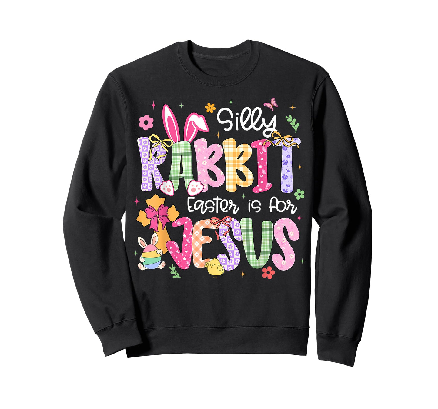 Silly Rabbit Easter is for Jesus Christian Girl Women Kid T-Shirt