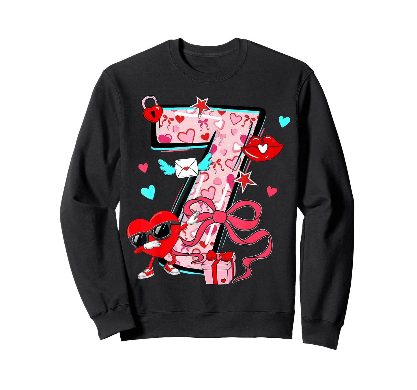 Valentine 67 Six Seven Meme Dabbing Hearts Matching Couple T-Shirt