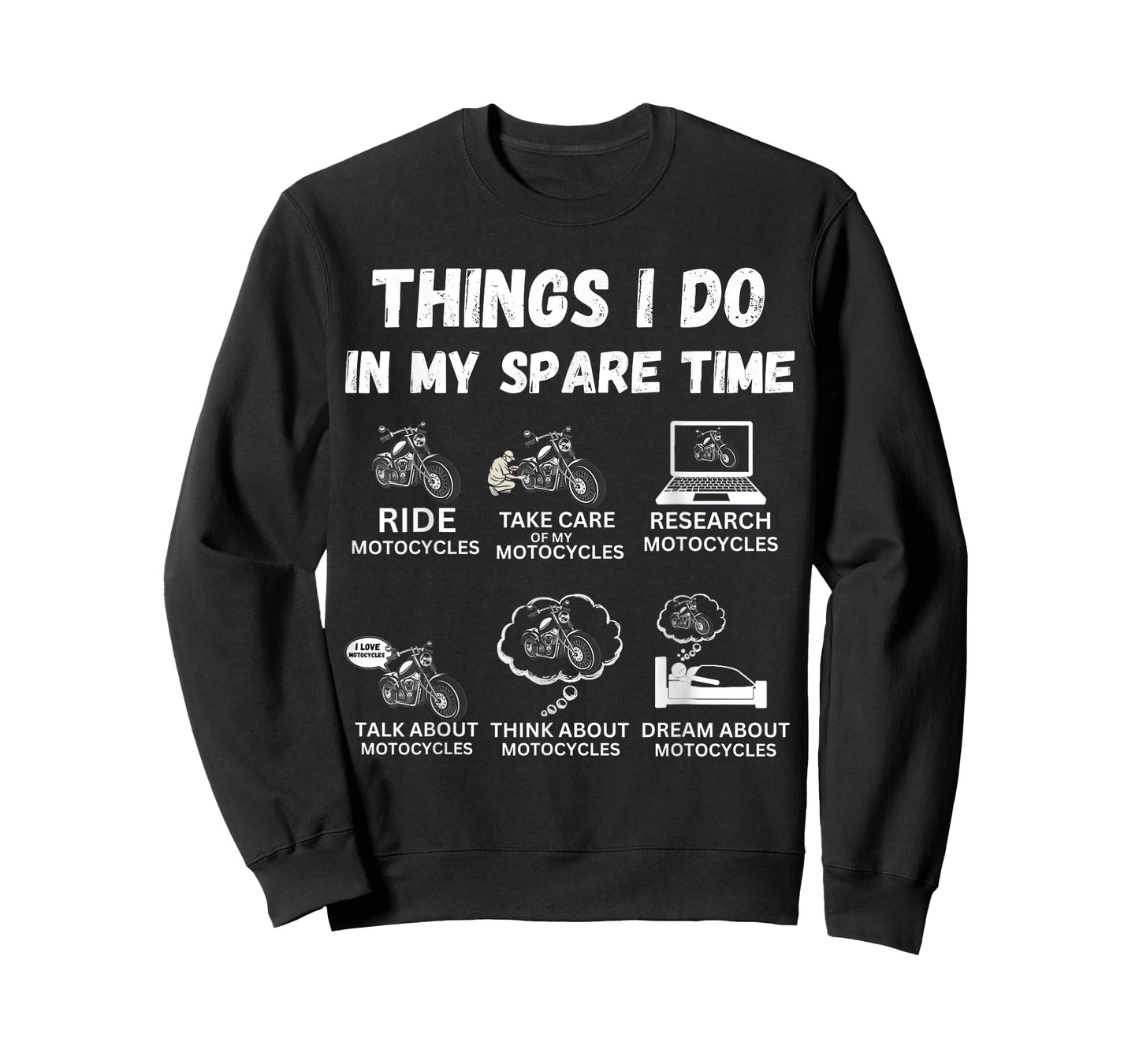 Things I Do in My Spare Time Biker Motorcycle Rider T-Shirt