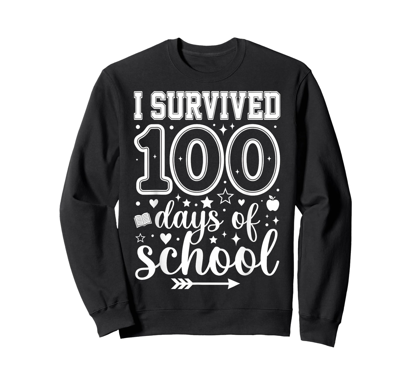 I Survived 100 Days of School Students Teachers 100th Days T-Shirt
