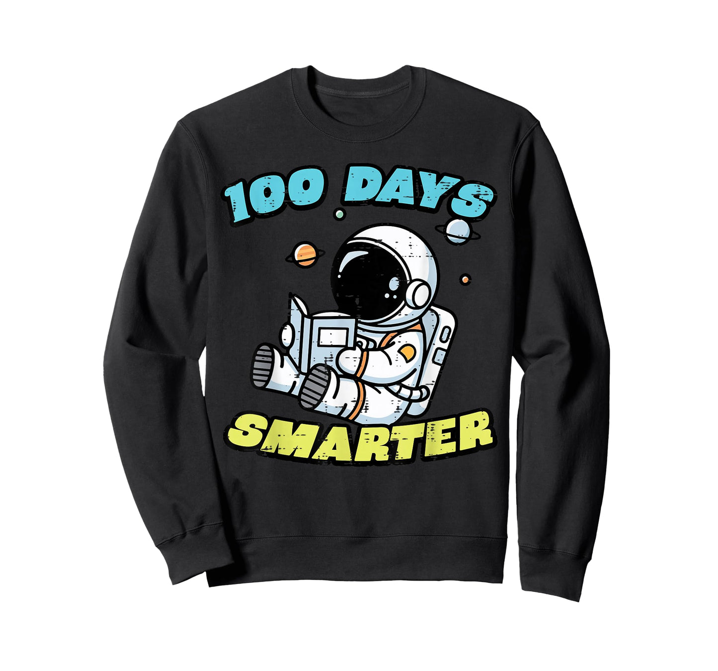100th Day of School Astronaut 100 Days Smarter Boys Kids T-Shirt
