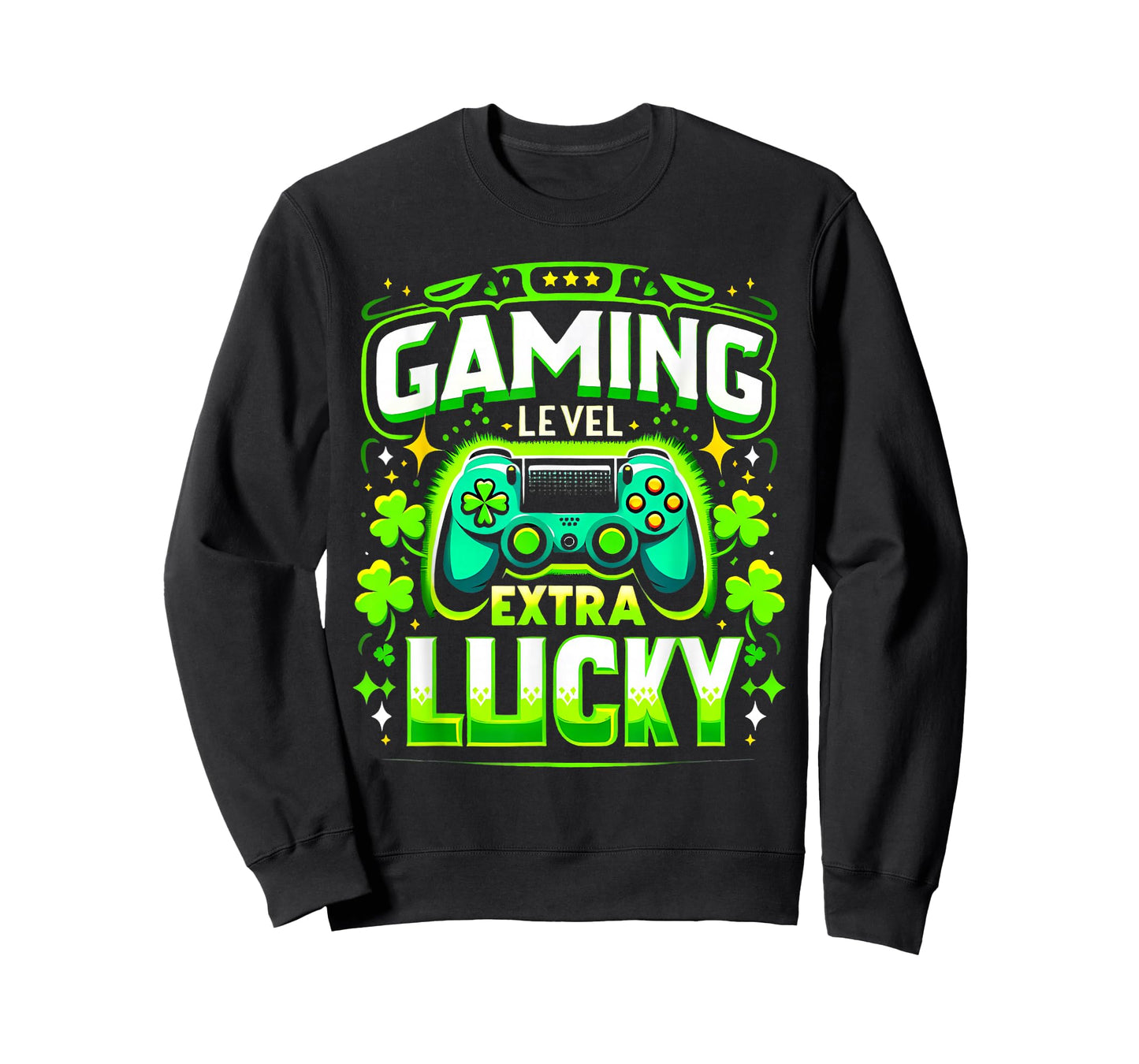 Gamer St Patricks Day Boys Video Games St Pats Gaming T-Shirt