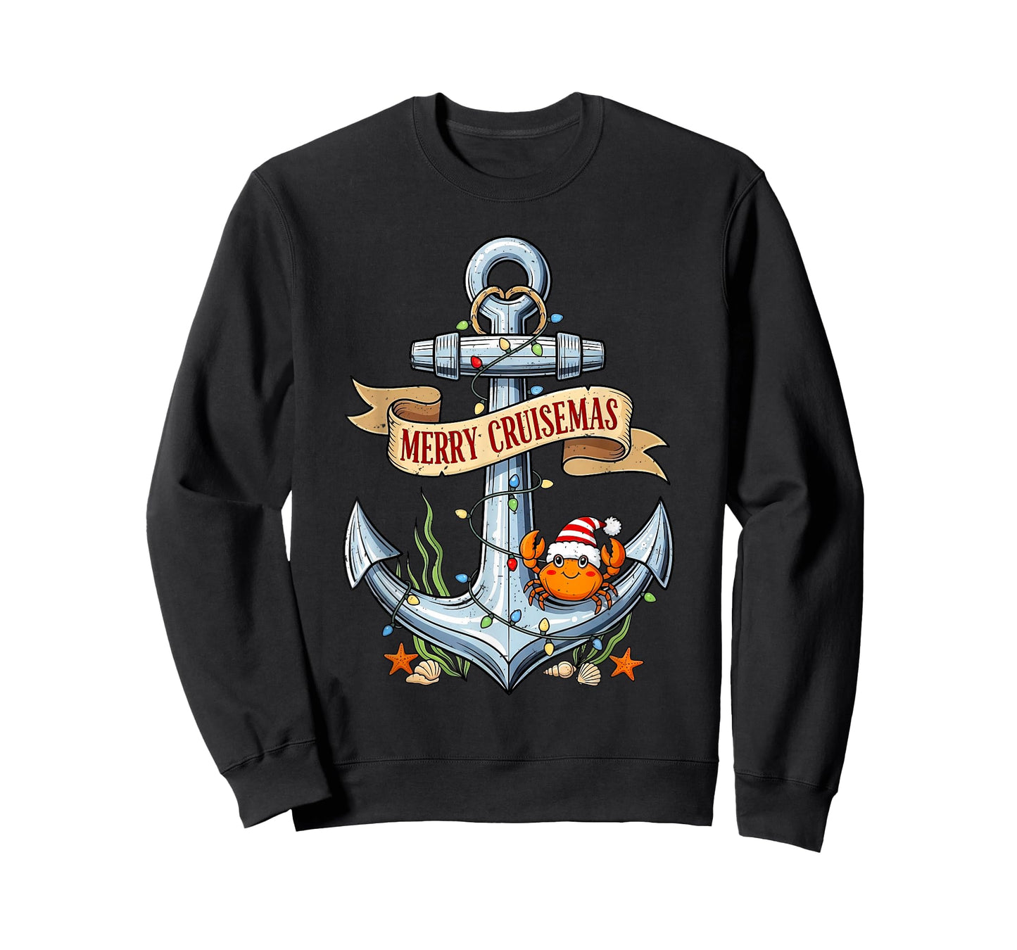 Merry Cruisemas 2025 Nautical Cruise Christmas Family Vibes T-Shirt