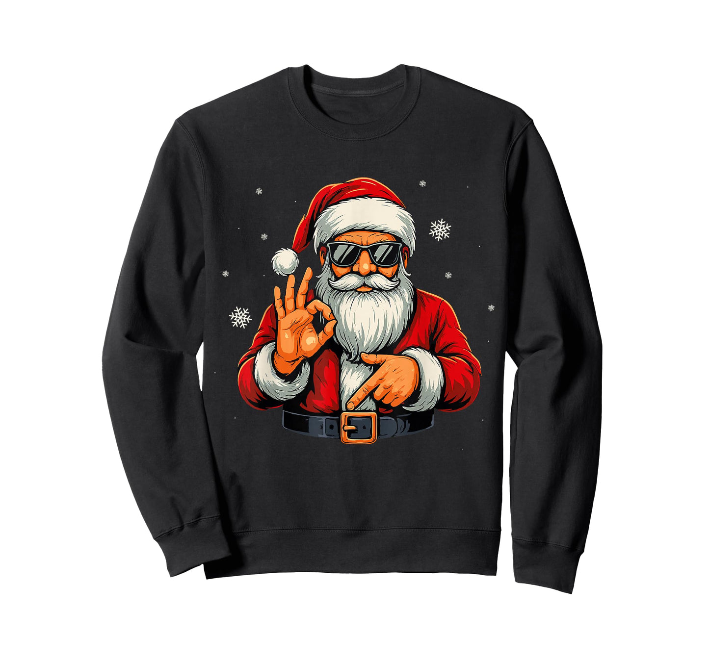 Funny Six Seven 6 7 Meme Santa Men Boys 67 Christmas T-Shirt