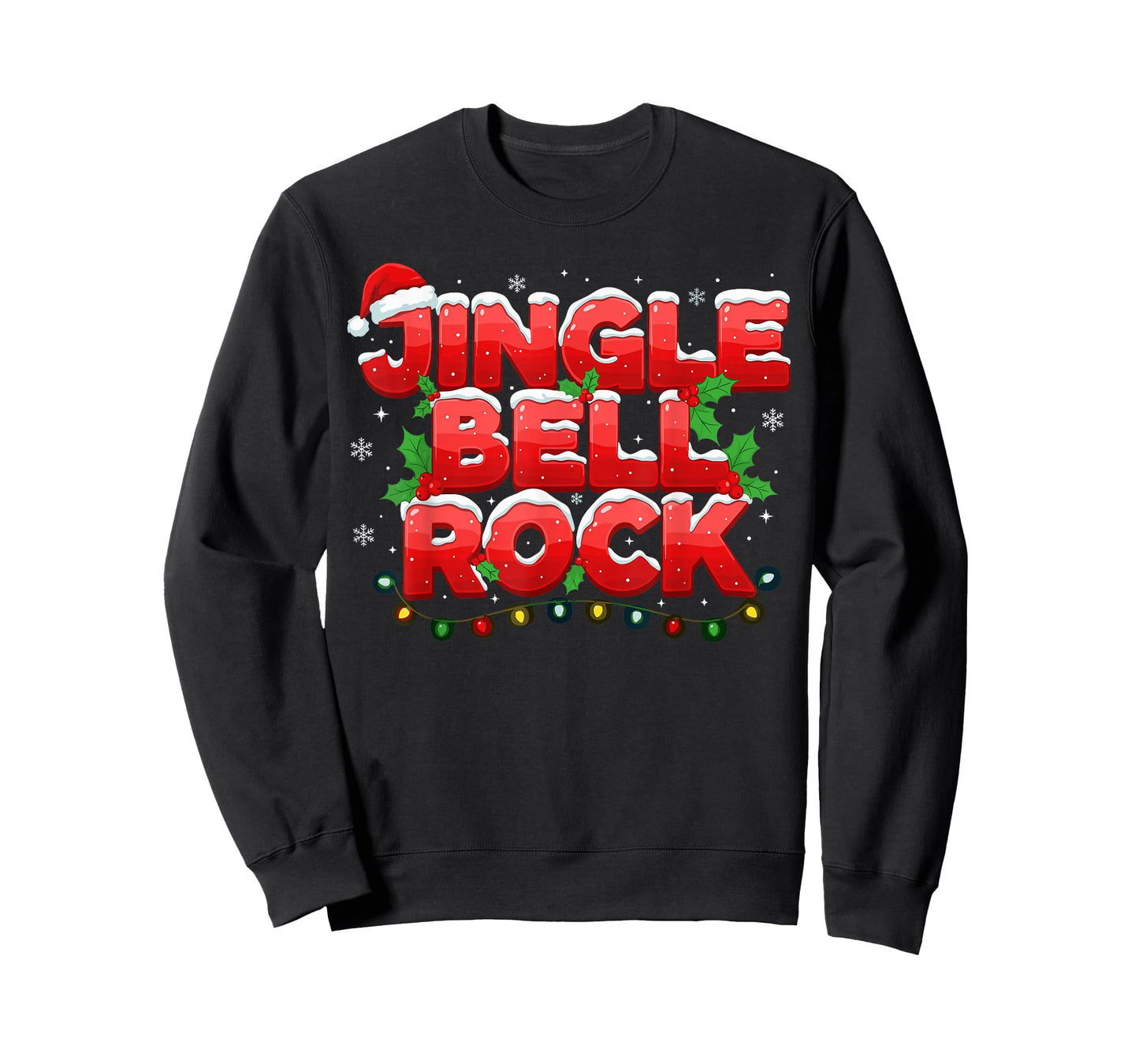 Jingle Bell Rock Santa Shirt, Christmas Music Lover T-Shirt