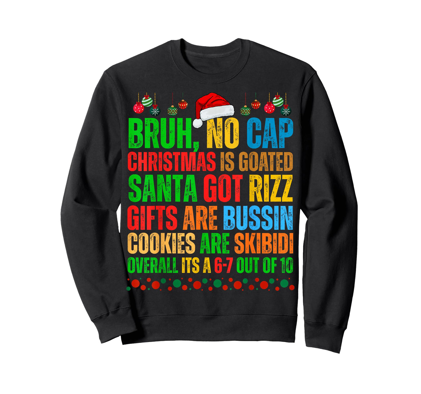 Funny Xmas School Generation Alpha Gen A Slang Christmas T-Shirt