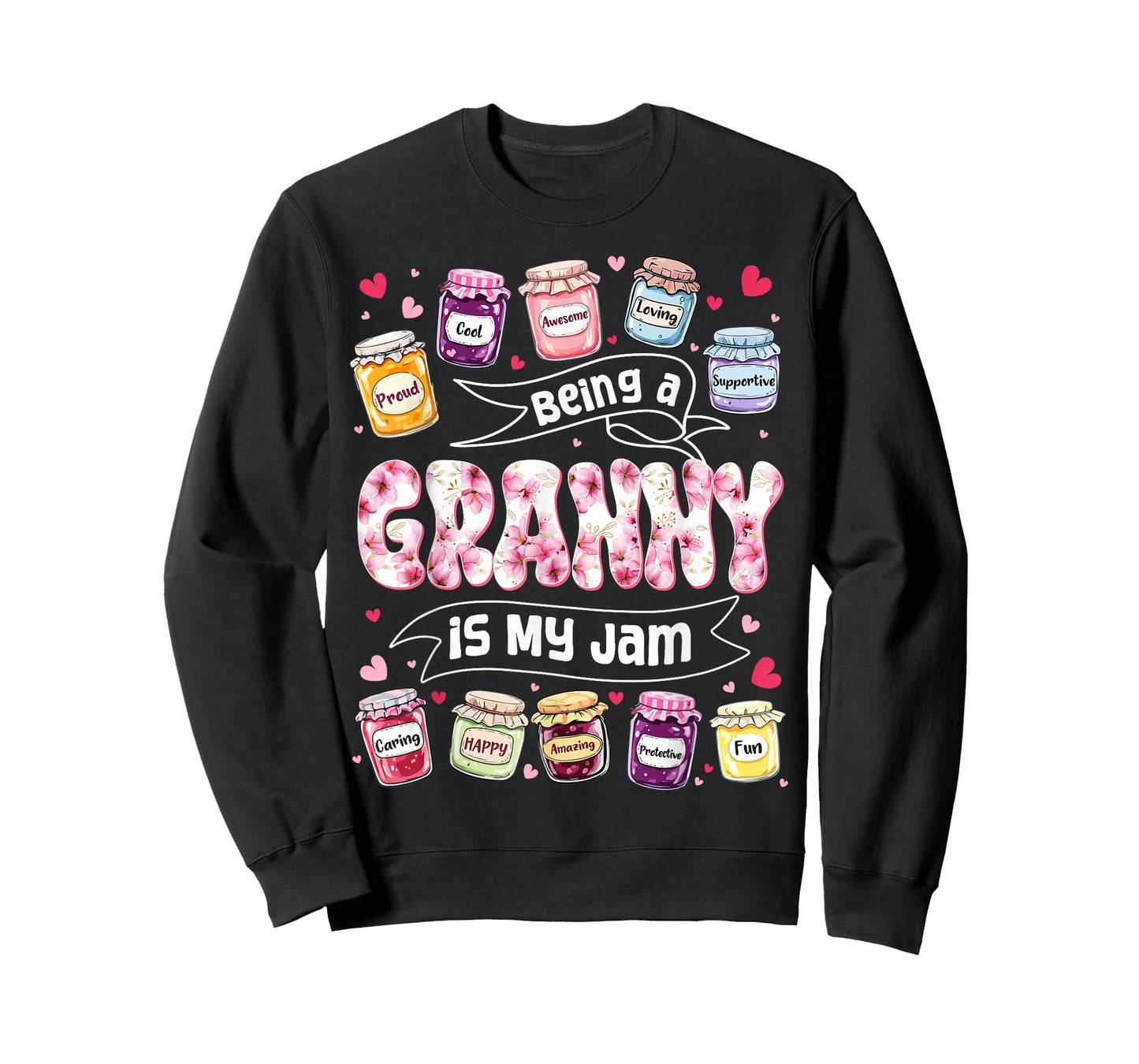 Being Granny is My Jam Funny Sayings Cute Mothers Day T-Shirt