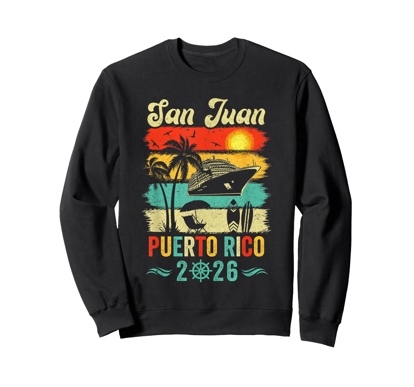 Family Vacation Puerto Rico San Juan 2026 Beach Summer T-Shirt