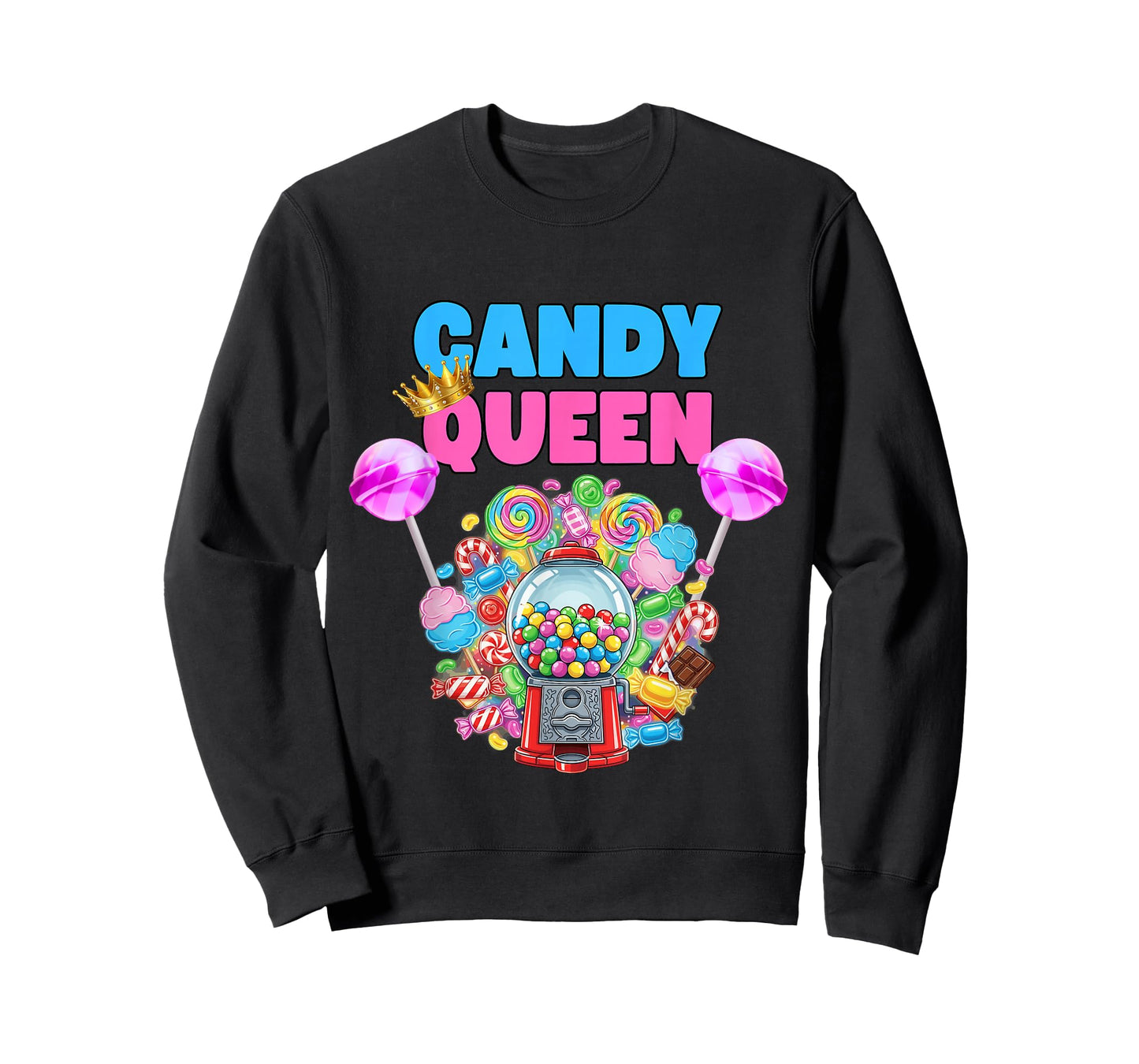 Candy Queen Shirt Funny Lollipop Candy Lover Humor T-Shirt