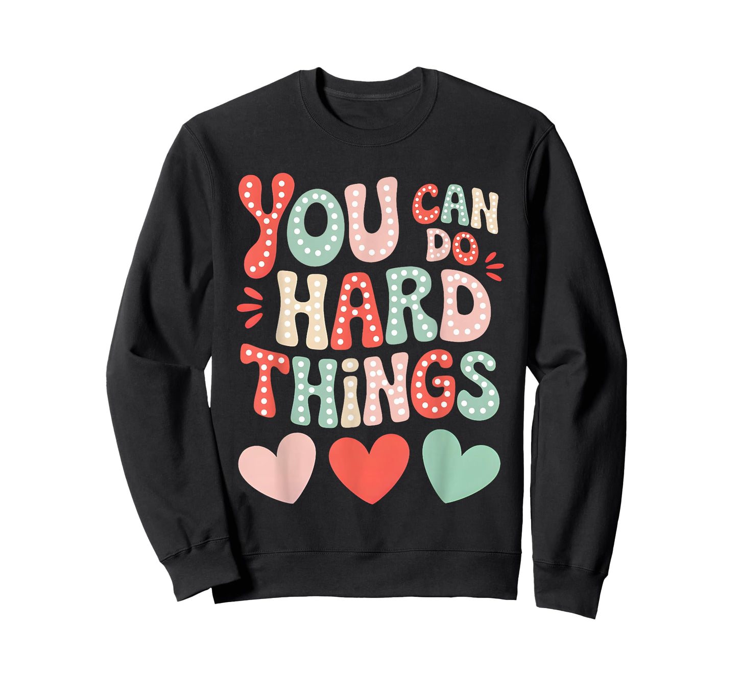 Groovy You Can Do Hard Things Test Day Teacher Women Kids T-Shirt