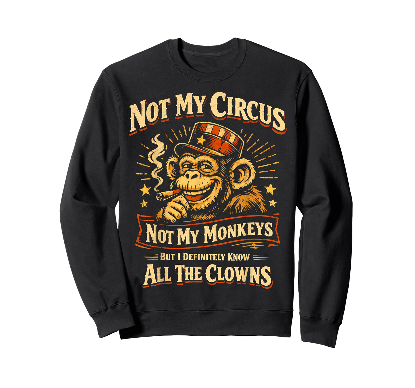 Not My Circus Not My Monkeys But I Know All The Clowns Funny T-Shirt