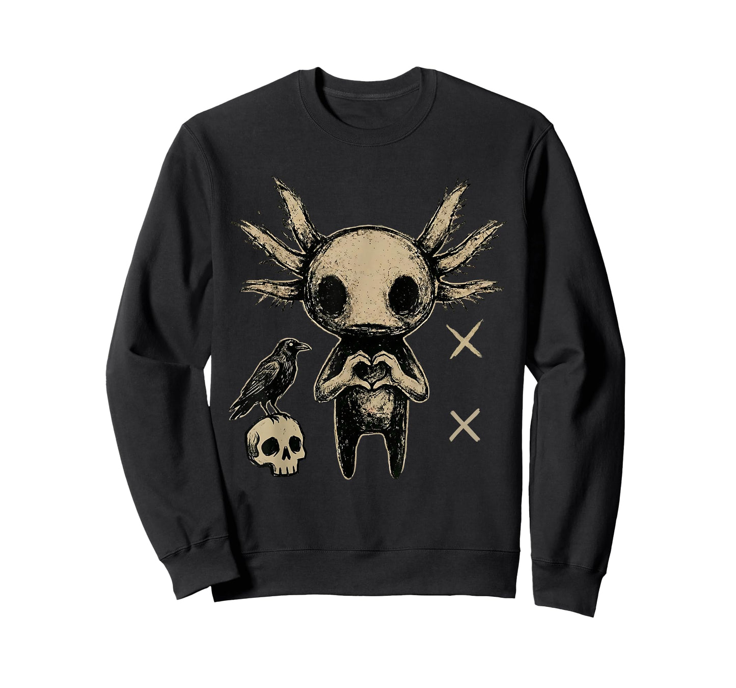 Axolotl Still Emo Raven Goth T-Shirt