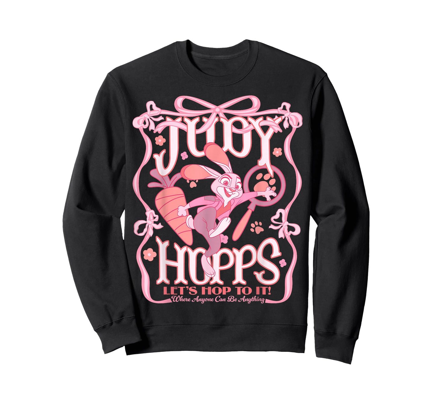 Disney Zootopia 2 Judy Hopps Let's Hop to It! Pink Ribbons T-Shirt